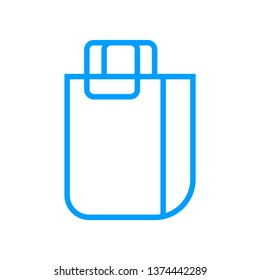 Shopping bag icon- Editable shopping bag icon for website and mobile apps.
