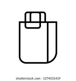 Shopping bag icon- Editable shopping bag icon for website and mobile apps.