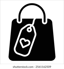 Shopping Bag Icon Element For Design