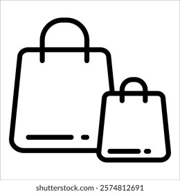 Shopping Bag Icon Element For Design