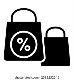 Shopping Bag Icon Element For Design