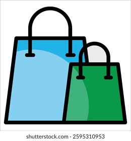 Shopping Bag Icon Element For Design