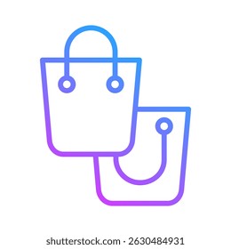 Elemento de ícone de saco de compras para design