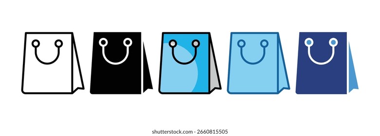 Shopping Bag Icon Element For Design