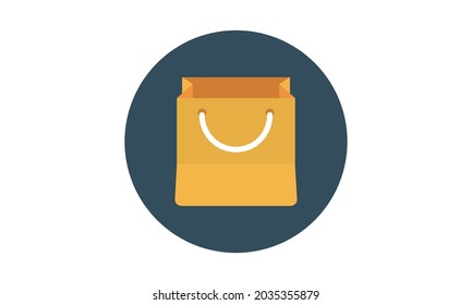 icono de la bolsa de compra. Elemento de la colección de centros comerciales para el concepto móvil y el icono de aplicaciones web. Icono de bolsa de compra de color para el diseño de sitios web y el desarrollo de aplicaciones móviles