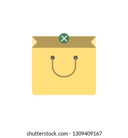 Shopping bag icon. Element of Market icon for mobile concept and web apps. Detailed Shopping bag icon can be used for web and mobile