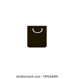 shopping bag icon. flat design