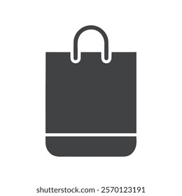 shopping bag icon Flat logo set collection