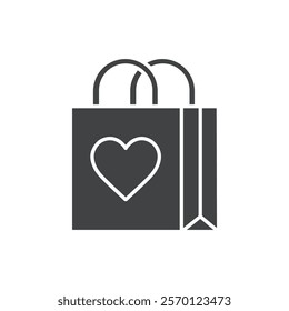 shopping bag icon Flat logo set collection