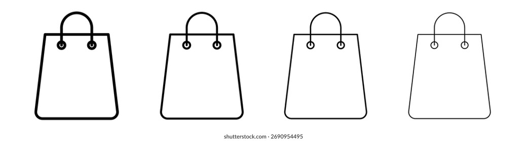 Conjunto de contorno de arte de Ilustración vectorial de línea delgada plana