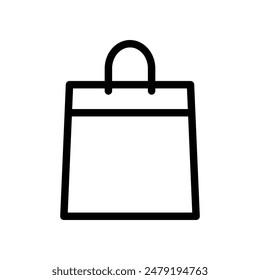 Shopping Bag Icon Ideal for E-Commerce and Retail Shopping