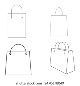 Shopping Bag Icon illustration design