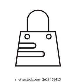 shopping bag icon illustration design