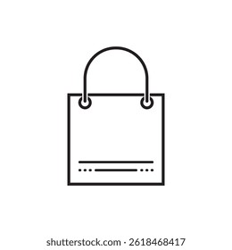 shopping bag icon illustration design