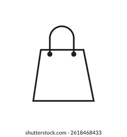 shopping bag icon illustration design