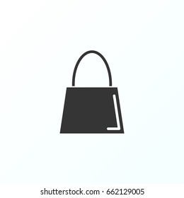 shopping bag icon illustration isolated vector sign symbol