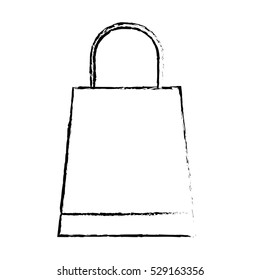 shopping bag icon image vector illustration design 