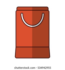shopping bag icon image vector illustration design 