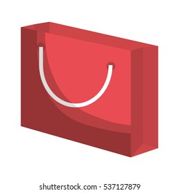 shopping bag icon image vector illustration design 