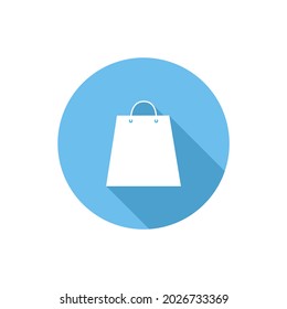 Shopping bag icon isolate on white background.