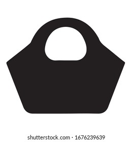 Shopping bag icon isolated on white background