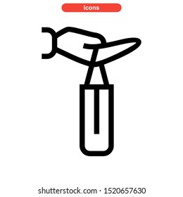 shopping bag icon isolated sign symbol vector illustration - high quality black style vector icons
