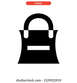 shopping bag icon isolated sign symbol vector illustration - high quality black style vector icons

