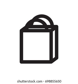 shopping bag icon logo