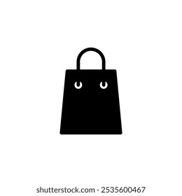Shopping bag icon logo design. shopping sign and symbol