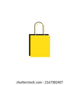 Shopping bag icon logo free vector design