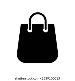 Shopping bag icon logo sign set vector outline