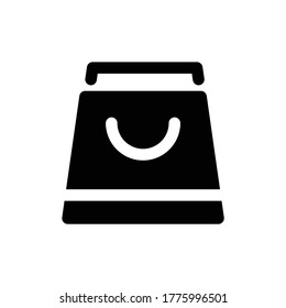 Shopping Bag Icon Logo Template Vector Design Illustration 