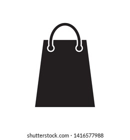 shopping bag icon logo vector illustration