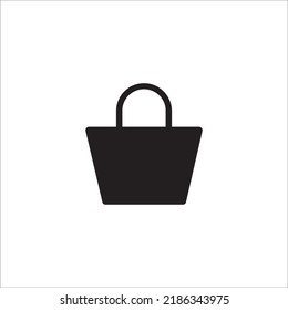 shopping bag icon logo vector design