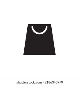 diseño vectorial del icono de la bolsa de compras