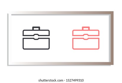 Shopping bag icon . Lorem Ipsum Illustration design