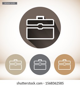 Shopping bag icon . Lorem Ipsum Illustration design