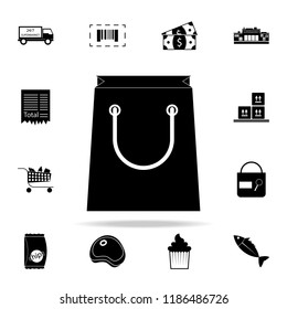 shopping bag icon. market icons universal set for web and mobile