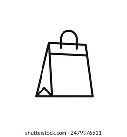 Shopping Bag Icon Perfect for Retail and Online Shopping