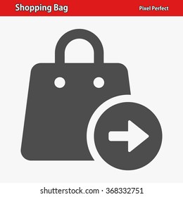 Shopping Bag Icon. Professional, pixel perfect icons optimized for both large and small resolutions. EPS 8 format.