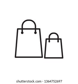 Shopping bag icon ,retail vector
