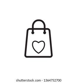 Shopping bag icon ,retail vector
