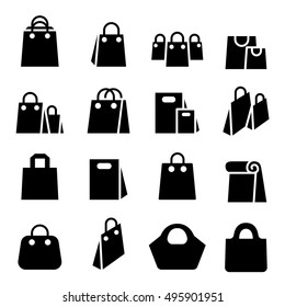 Shopping Bag icon set