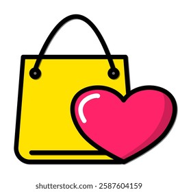 Shopping bag icon set. shopping icon vector