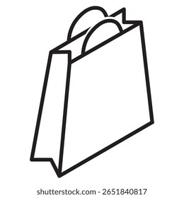 Conjunto de iconos de bolso de compras. Vector de iconos de compras 