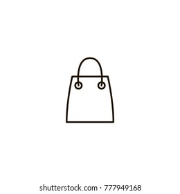 shopping bag icon. sign design