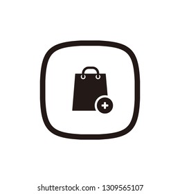Shopping bag icon sign symbol