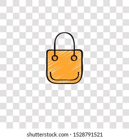 shopping bag icon sign and symbol. shopping bag color icon for website design and mobile app development. Simple Element from ui development collection for mobile concept and web apps icon.