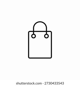 shopping bag icon sign vector