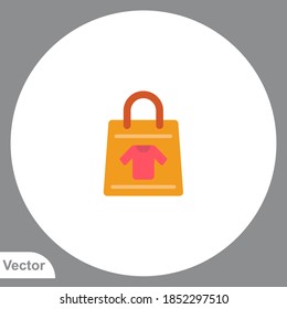 Shopping bag icon sign vector,Symbol, logo illustration for web and mobile
